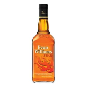 Evan Williams Fire Cinnamon Whiskey Bourbon - 750mL