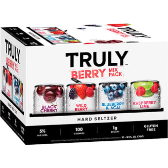 Truly Berry Variety Pack Hard Seltzer - 12 cans / 12oz