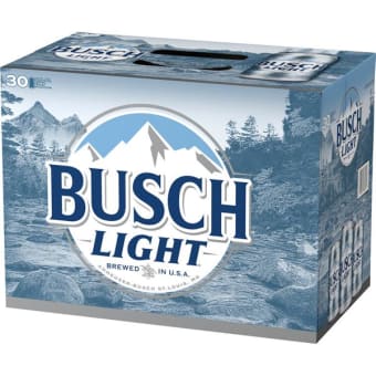 BUSCH LIGHT 30PK CAN