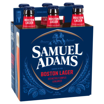 SAMUEL ADAMS BOSTON LAGER 6PK 12OZ BOTTLE