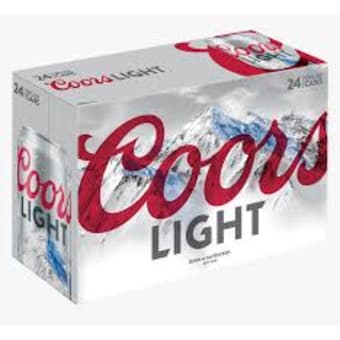 COORS LIGHT 24PK CANS