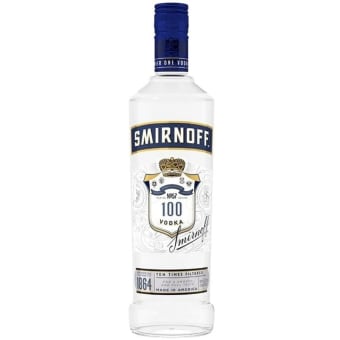 Smirnoff Blue 100 Vodka - 750mL