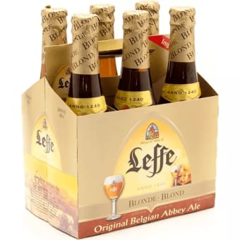 Leffe Blonde Pale Ale - 6 bottles / 330mL