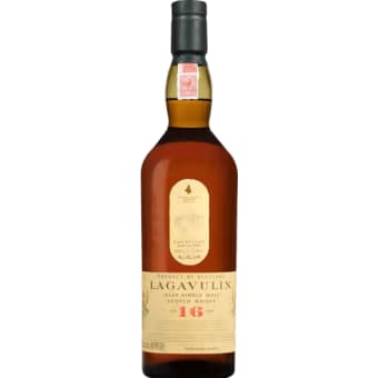 Lagavulin Single Malt 16 Year old Whiskey Scotch - 750mL