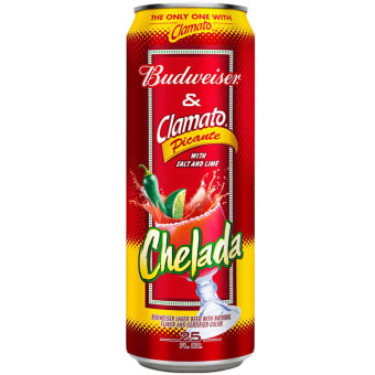 Budweiser Clamato Picante Pale Lager - 1 can / 25oz