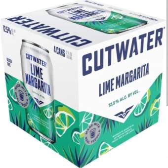 Cut Water Lime Margarita 4 pk.