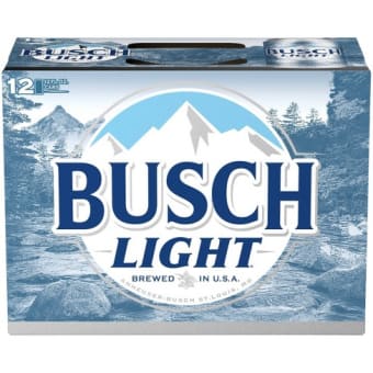 BUSCH LIGHT BEER 12 PK