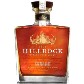 Hillrock Estate Distillery Double Cask Whiskey Rye - 750mL