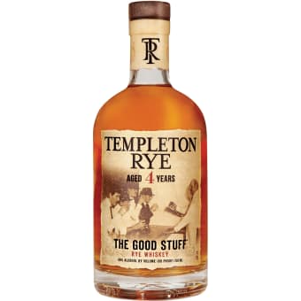 Templeton 4 Year Old Whiskey Rye - 750ml Bottle
