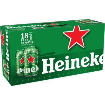 Heineken - 18 pack can 12oz