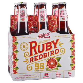 SHINER RUBY REDBIRD 6 PK