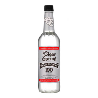 CLEAR SPRINGS 190 GRAIN ALCOHOL 750ml
