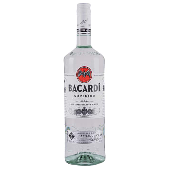 BACARDI SILVER SUPERIOR RUM 1.0L
