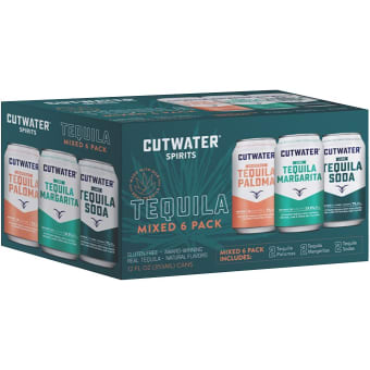CUTWATER TEQUILIA MIX PACK 6 PK