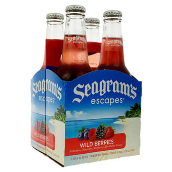 Seagram's Escapes Wild Berries - 4 bottles / 11.2oz