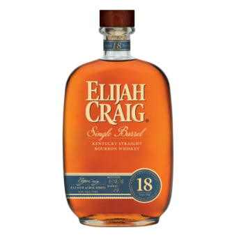 Elijah Craig 18 Year Old Single Barrel Whiskey Bourbon - 750mL