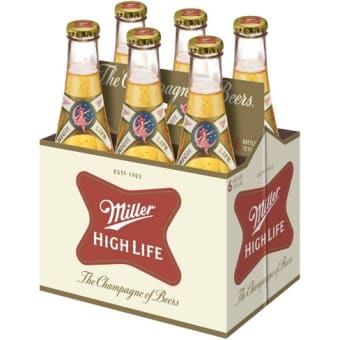 MILLER HIGH LIFE 6PK BOTTLE