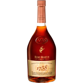 Remy Martin 80 Proof 1738 Accord Royal Cognac Fine Champagne Bottle (750 ml)