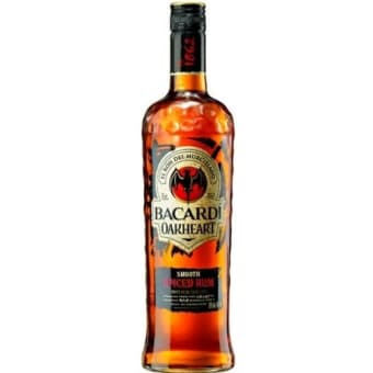 Bacardi Oakheart Smooth Spiced Rum - 750mL
