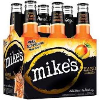 MIKE HARD MANGO 6PK 12 OZ BOTTLE