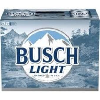 BUSCH LIGHT 30PK CANS
