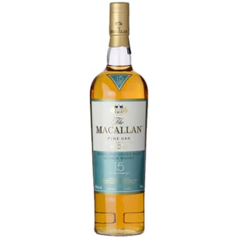 The Macallan Fine Oak 15 Year Old Whiskey Scotch - 750mL