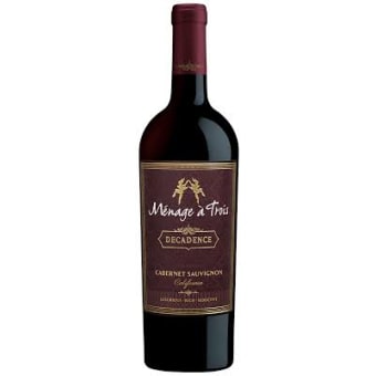 MENAGE A TROIS DECADENCE CAB SAUV 750ML