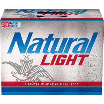 NATURAL LIGHT 30PK CANS