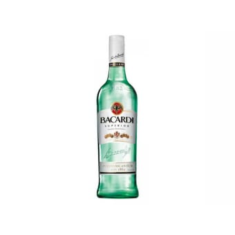 Bacardi Gluten Free Superior 80 Proof White Rum Bottle (750 ml)