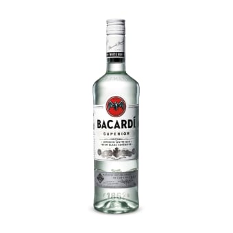 BACARDI RUM SILVER GLASS 750ml