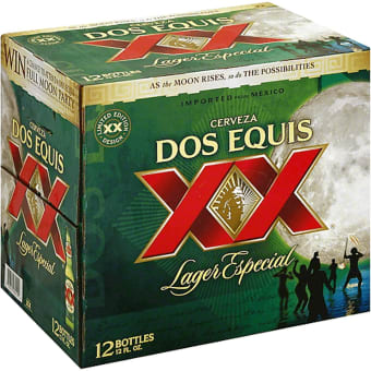 Dos Equis Especial Lager - 12 bottles / 12oz