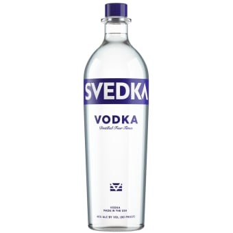 Svedka 80 Proof Vodka - 1L