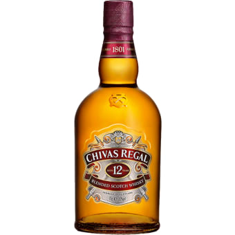Chivas Regal Blended 12 Year Old Whiskey Scotch - 750mL