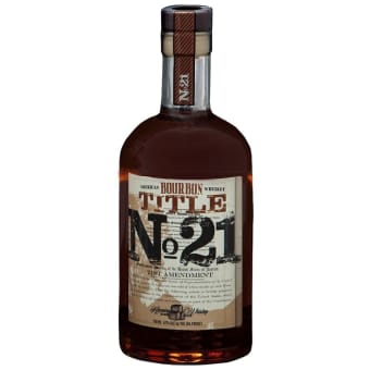TITLE NO.21 BOURBON 750ML
