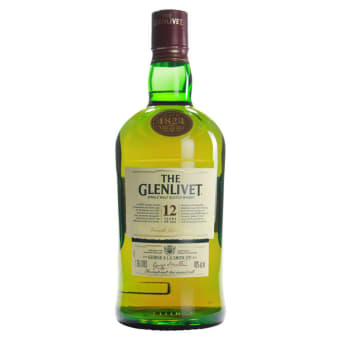 GLENLIVET SCOTCH 12YR 1.75L