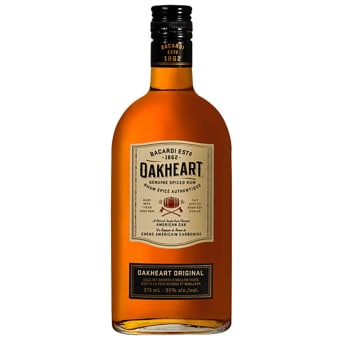 BACARDI OAKHEART SPICED RUM 375ML