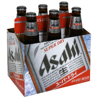 Asahi Super Dry - 6 pack bottle / 12oz