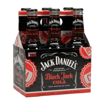 JACK DANIELS BLACK JACK COLA 6PK 12 oz