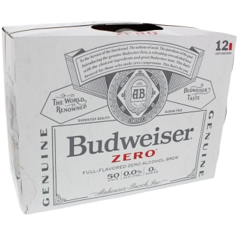 Budweiser Zero - 12 cans / 12oz