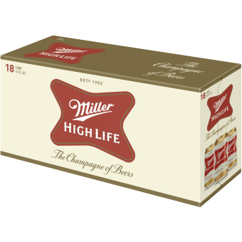 Miller High Life - 18 cans / 12oz