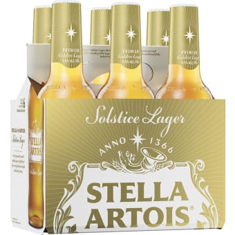 Stella Artois Solstice Pilsner - 6 bottles / 12oz