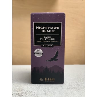 BOTA BOX NIGHTHAWK BLACK LUSH PINOT NOIR 3L
