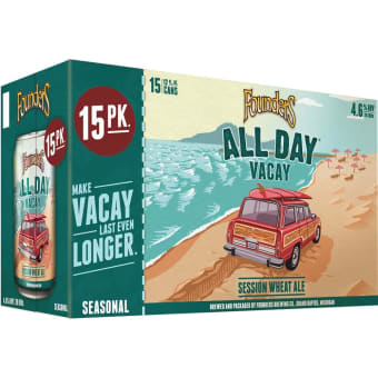 Founders All Day Vacay - 15 cans / 12oz