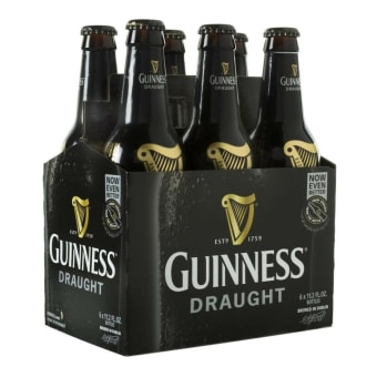 Guinness Draught Stout - 6 bottles / 11oz