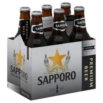 Sapporo Premium - 6 pack bottle / 12oz