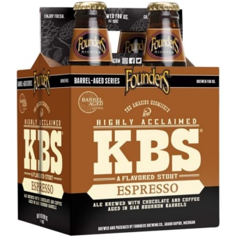 Founders KBS Espresso - 4 bottles / 12oz
