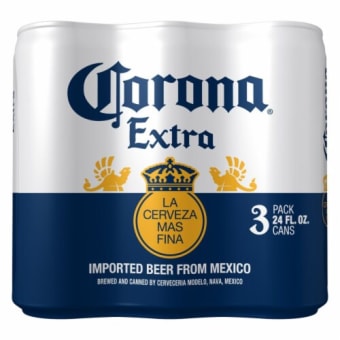 Corona 3 pack 3 cans