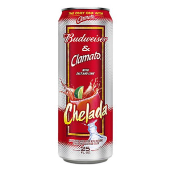 Budweiser Chelada 25 oz can