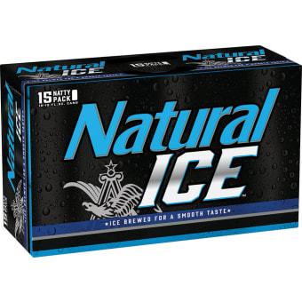 Natural Ice Lager - 15 cans / 12oz