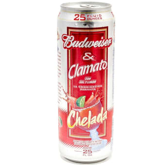 Budweiser Clamato Chelada Lager - 1 can / 25oz